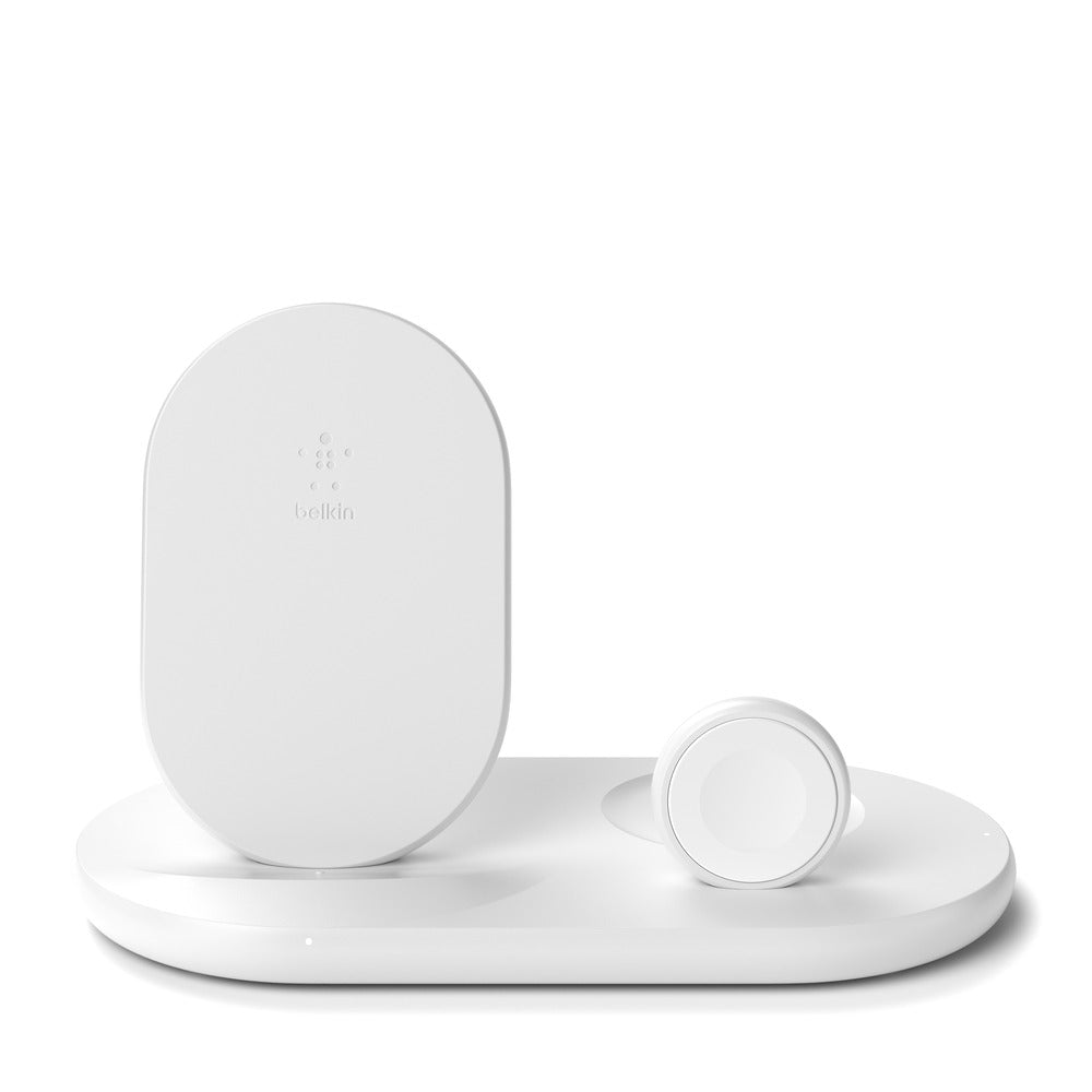 Belkin 3-in-1 Wireless Charger With 10W Stand & Pad for Apple Watch & Airpods Pro