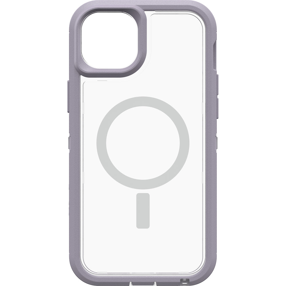 Otterbox Defender XT Clear MagSafe Case For iPhone 14 Plus (6.7") - Lavender Sky