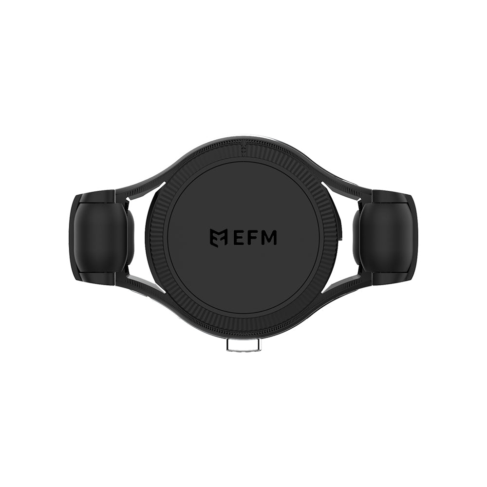 EFM 15W Wireless Car Vent Mount Charger With 18W Car Charger - Graphite