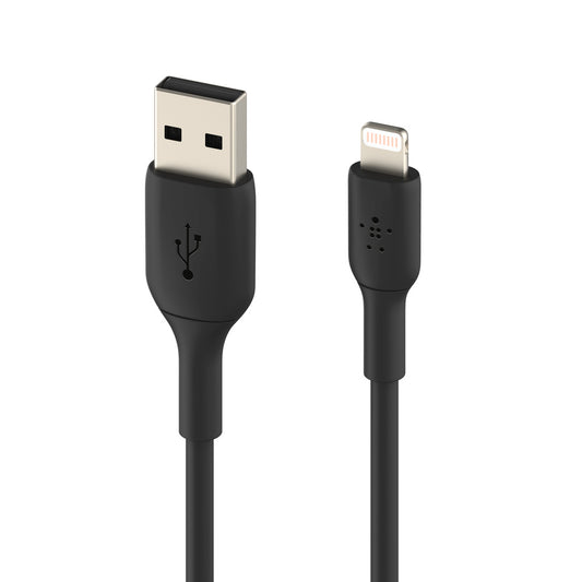 Belkin BoostCharge Lightning to USB-A Cable  1m For Apple Devices - Black