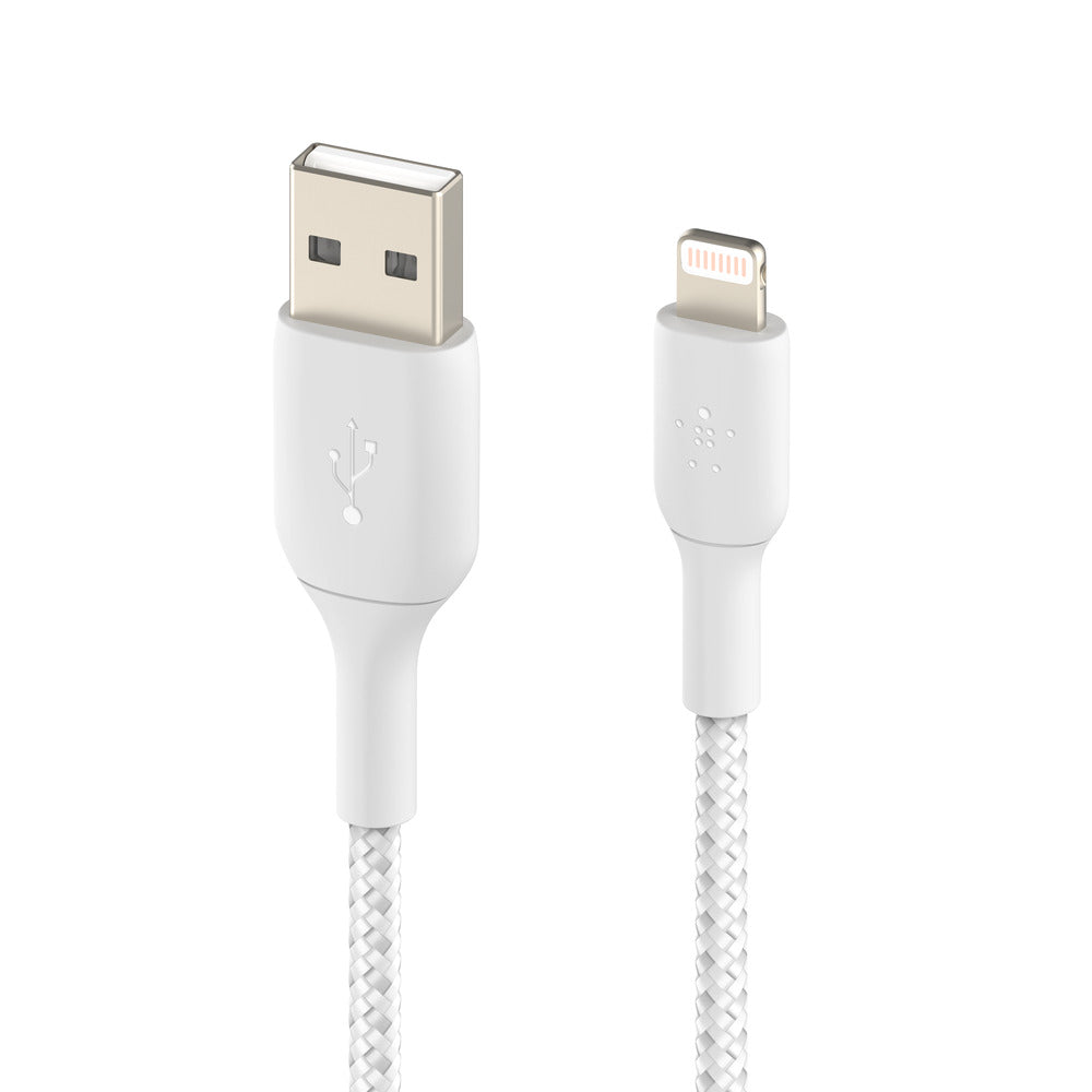 Belkin BoostCharge Lightning to USB-A 2M Cable  For Apple Devices - White