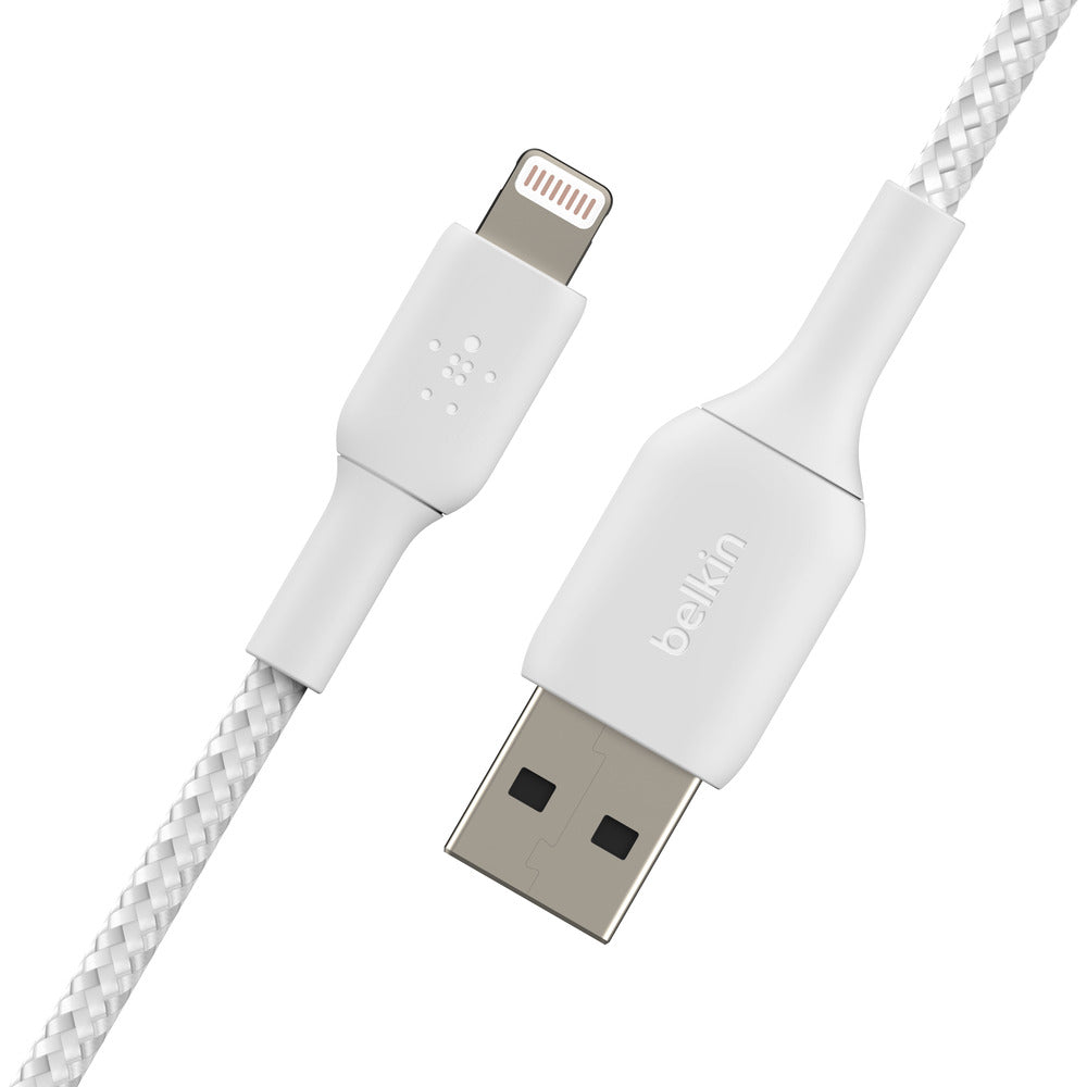 Belkin BoostCharge Lightning to USB-A 2M Cable  For Apple Devices - White