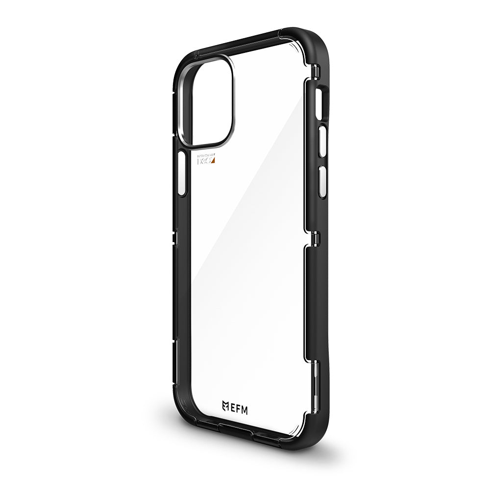 EFM Cayman Case Armour with D3O 5G Signal Plus For iPhone 12 mini 5.4" Black/Space Grey