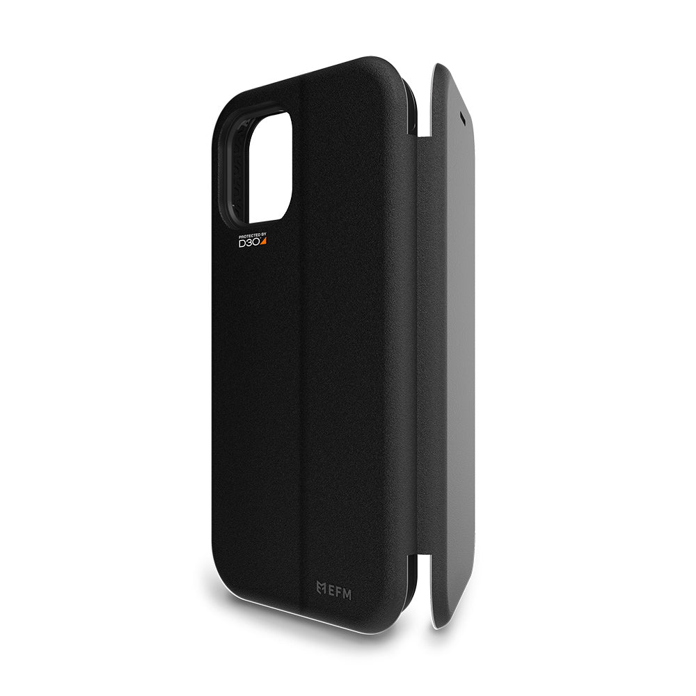 EFM Miami Wallet Case Armour with D3O For iPhone 12 Pro Max 6.7" - Smoke Black