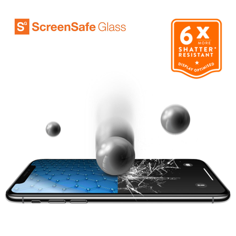 EFM ScreenSafe Glass Screen Armour with D3O For iPhone SE/ 8/ 7/ 6/ 6S