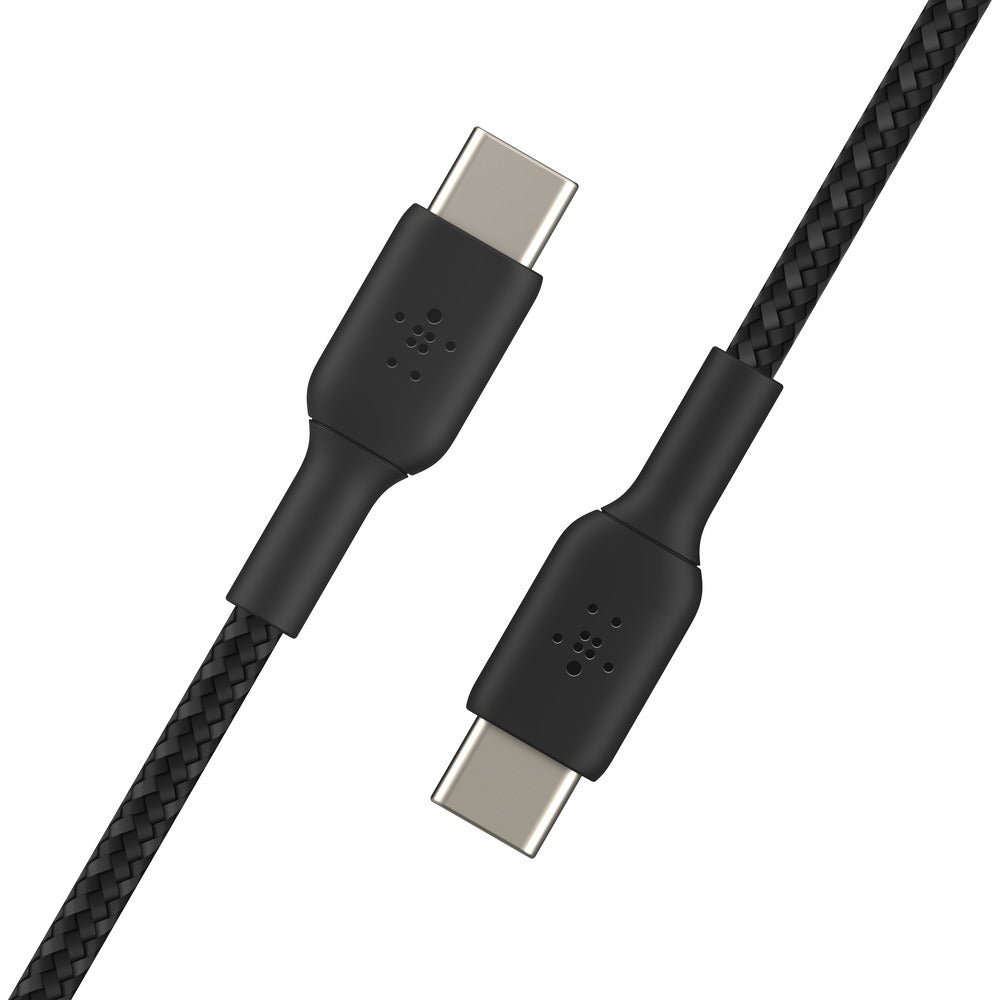 Belkin BoostCharge USB-C to USB-C Braided 1M Cable  Universally compatible - Black