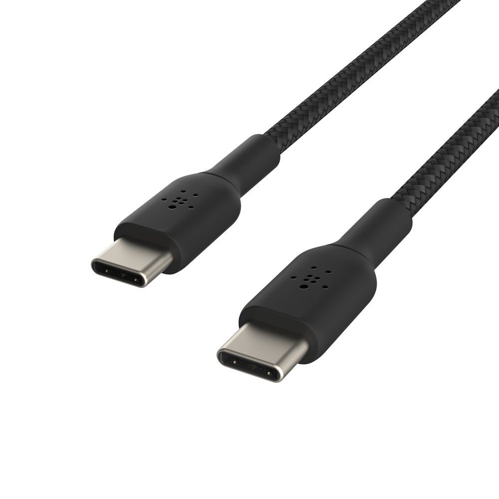 Belkin BoostCharge USB-C to USB-C Braided 1M Cable  Universally compatible - Black