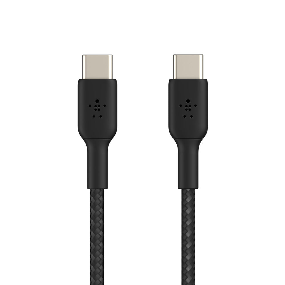 Belkin BoostCharge USB-C to USB-C Braided 1M Cable  Universally compatible - Black