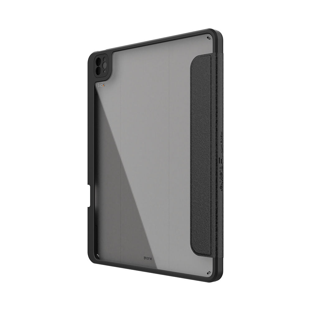 EFM Aspen Folio Case Armour with D3O & ELeather Suits iPad Pro 12.9 - Black