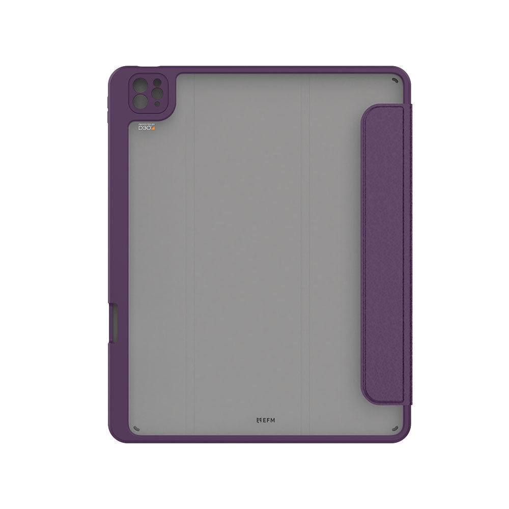 EFM Aspen Folio Case Armour with D3O & ELeather Suits iPad 10.2 - Purple