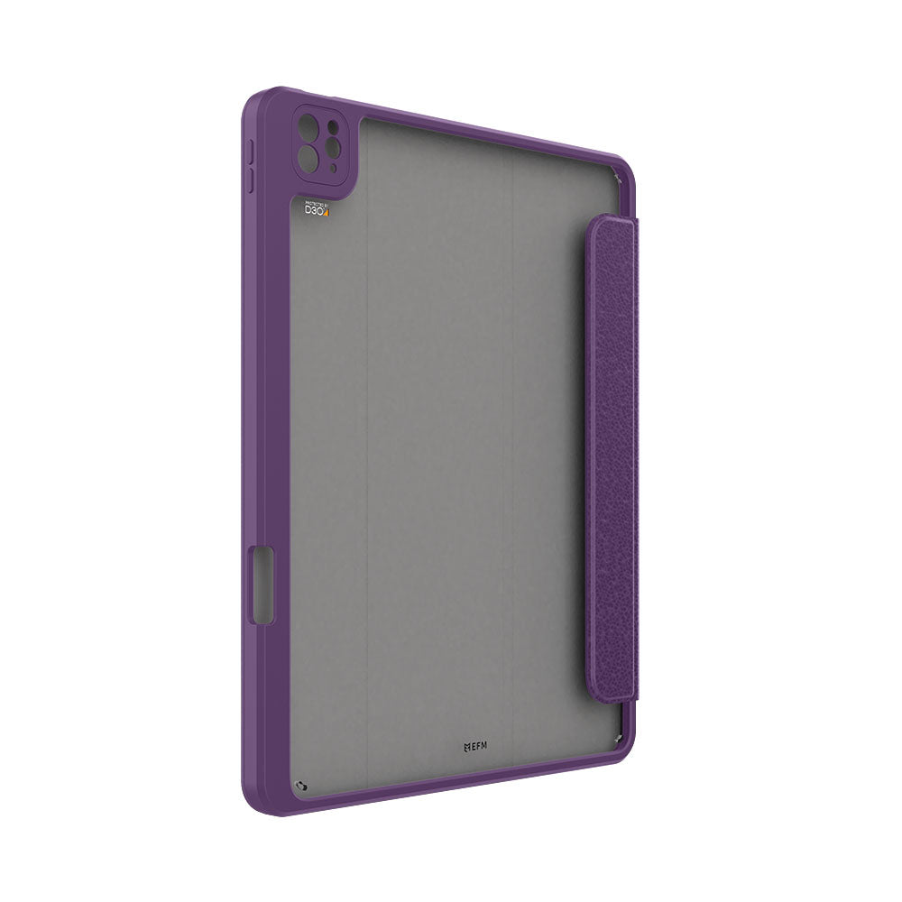 EFM Aspen Folio Case Armour with D3O & ELeather Suits iPad Pro 11 - Purple