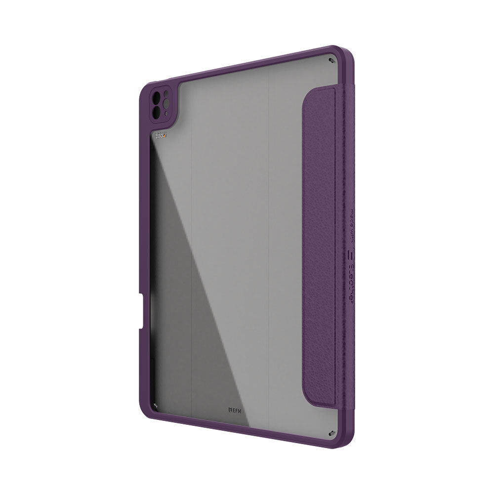 EFM Aspen Folio Case Armour with D3O & ELeather Suits iPad Pro 11 - Purple