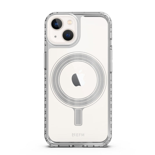 EFM Zurich Flux Case Armour Compatible with MagSafe For iPhone 13 mini (5.4") - Frost Clear