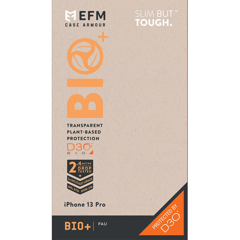 EFM Bio+ Case Armour with D3O Bio For iPhone 13 Pro (6.1" Pro) - Pau