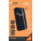 EFM Miami Leather Wallet Case Armour with D3O  For iPhone 13 mini (5.4") - Smoke Black