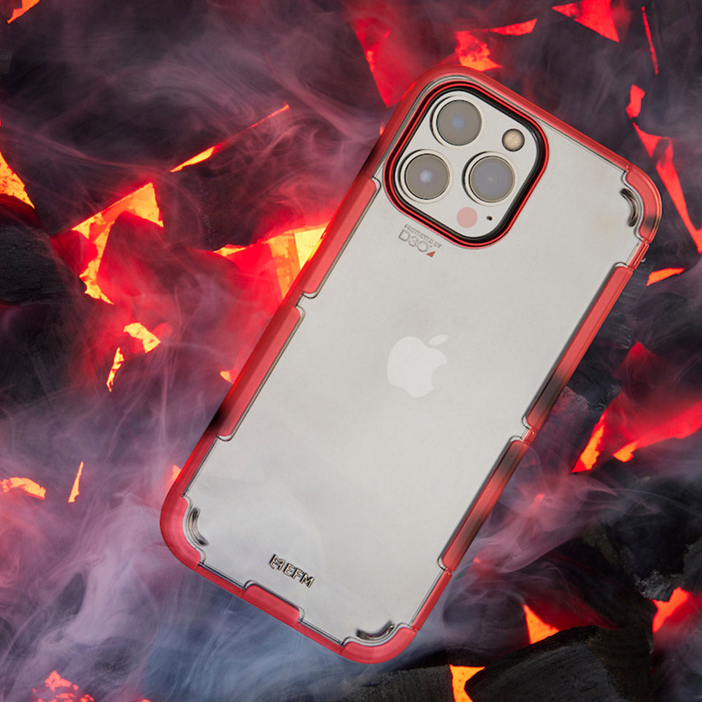 EFM Cayman Case Armour with D3O Crystalex For iPhone 13 (6.1") - Thermo Fire