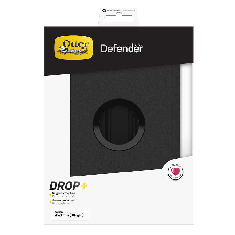 OTTERBOX DEFENDER CASE FOR IPAD MINI (6TH GEN) BLACK