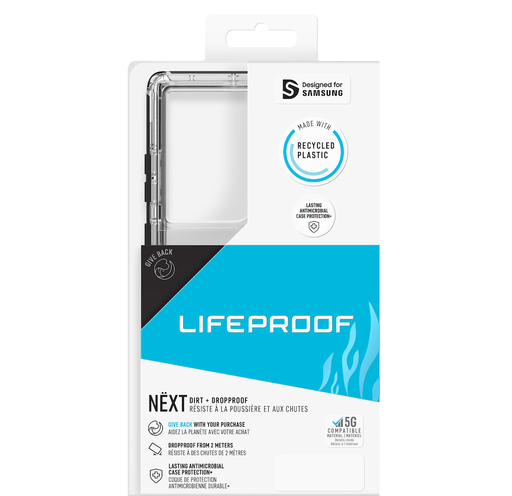 Lifeproof Next Case For Samsung Galaxy S22 Ultra (6.8) - Black Crystal