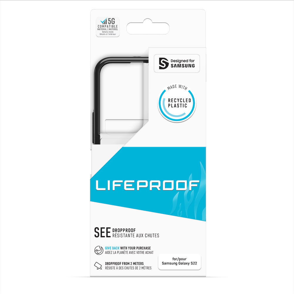 Lifeproof See Case For Samsung Galaxy S22 (6.1) - Black Crystal