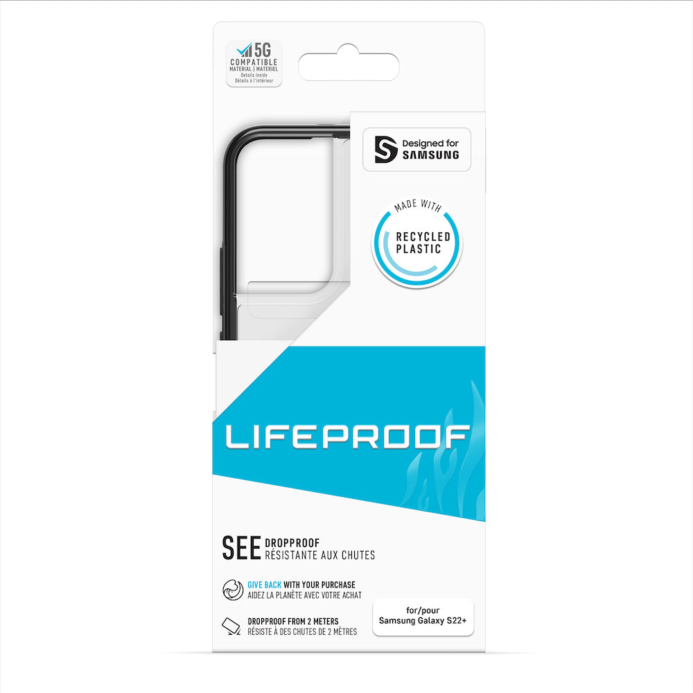 Lifeproof See Case For Samsung Galaxy S22+ (6.6) - Black Crystal