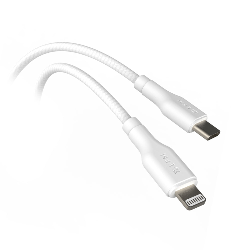 EFM Type-C to Lighting Braided Cable For Apple Devices - 3M Length