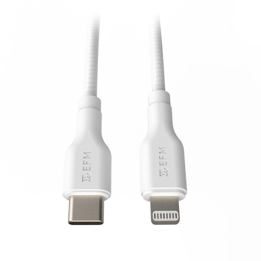 EFM Type-C to Lighting Braided Cable For Apple Devices - 3M Length