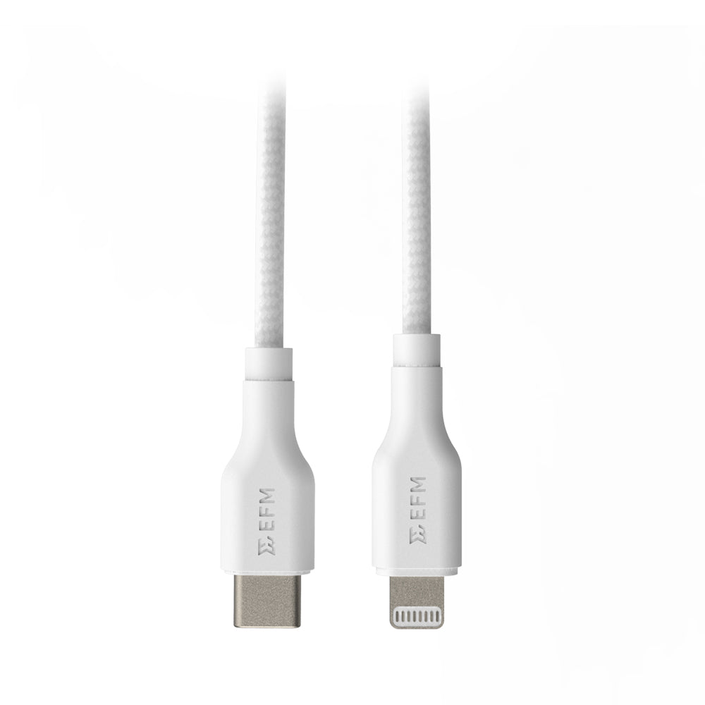 EFM Type-C to Lighting Braided Cable For Apple Devices - 3M Length