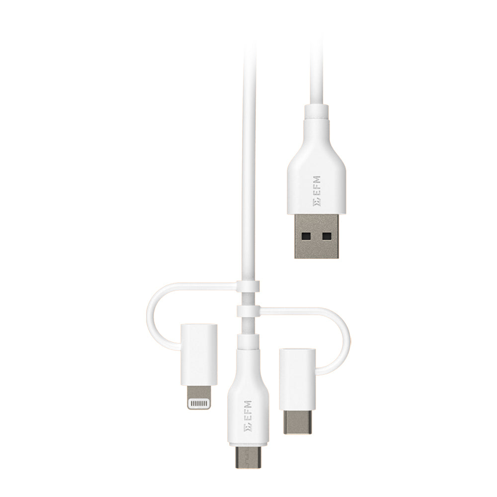 EFM USB-A 3-in-1 Cable Universal Application with 2M Length