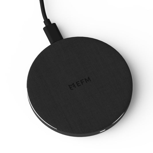 EFM 15W Wireless Charging Pad With Qi certification - Black