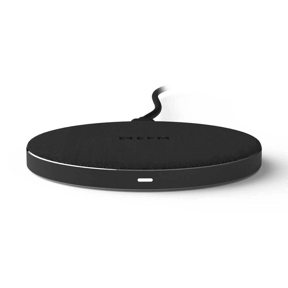 EFM 15W Wireless Charging Pad With Qi certification - Black