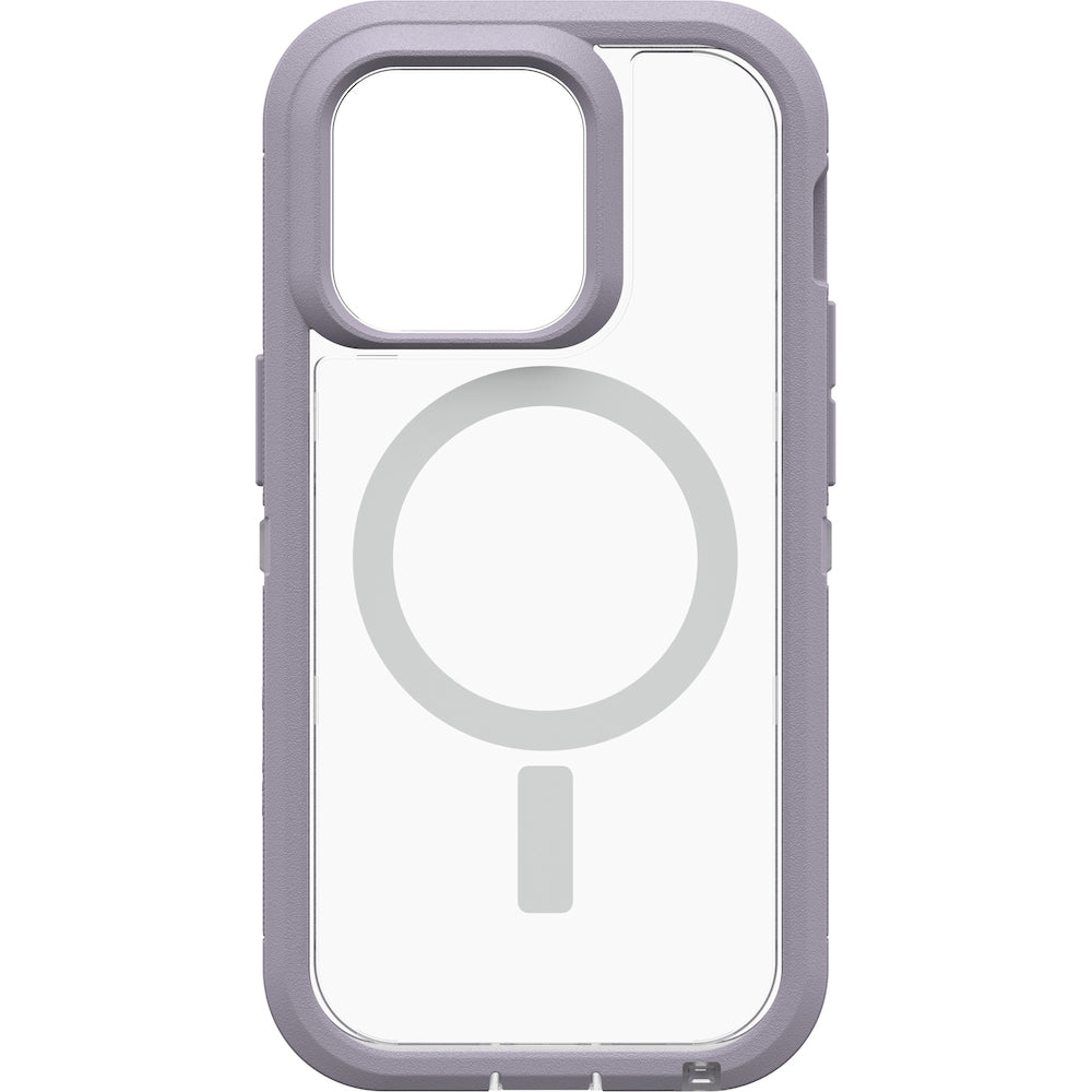 Otterbox Defender XT Clear MagSafe Case For iPhone 14 Pro (6.1") - Lavender Sky