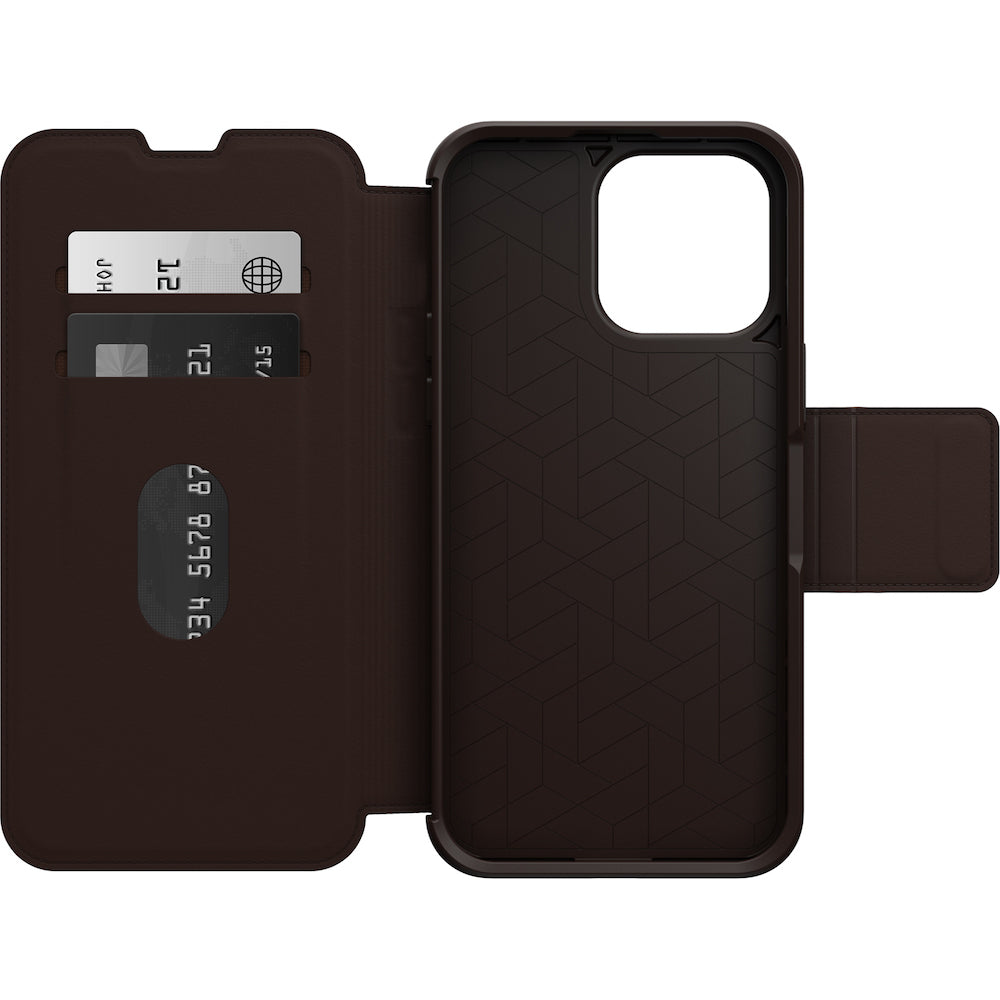 OtterBox Strada Case For iPhone 14 Pro Max (6.7") - Espresso