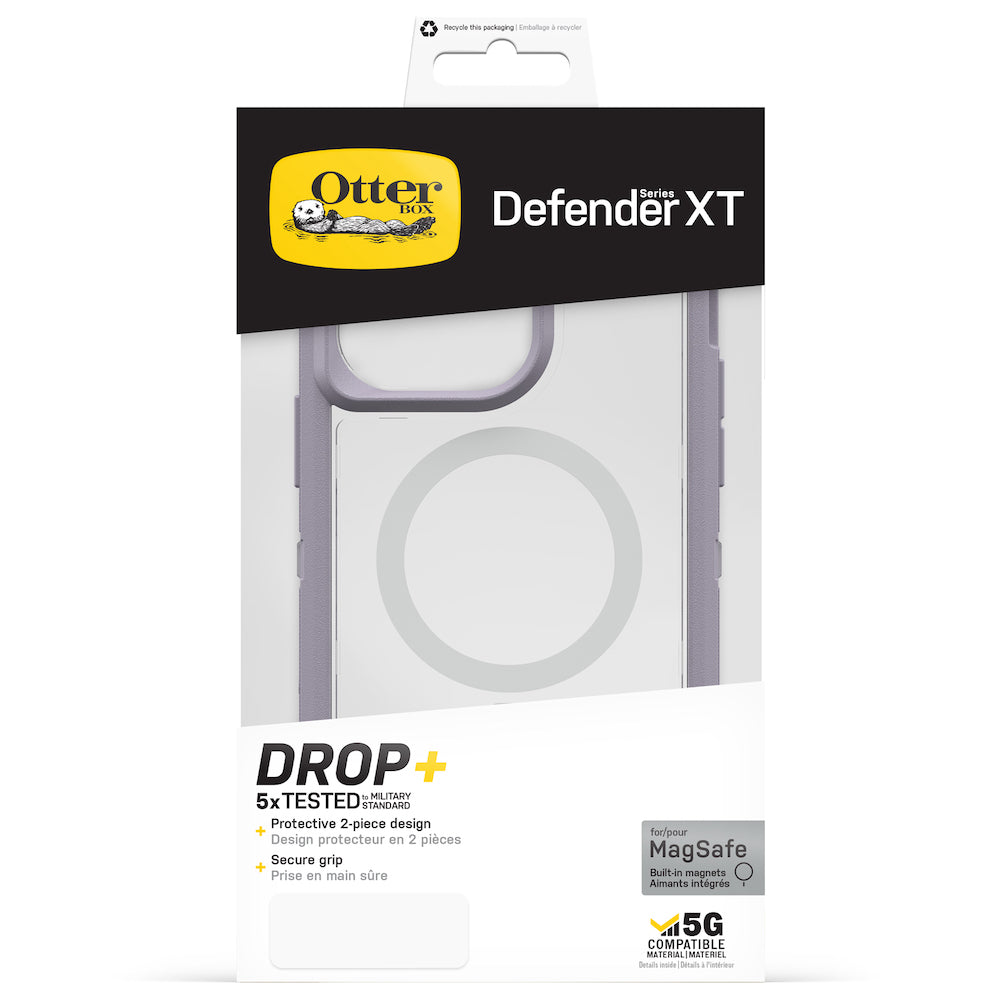 Otterbox Defender XT Clear MagSafe Case For iPhone 14 Pro Max (6.7") - Lavender Sky