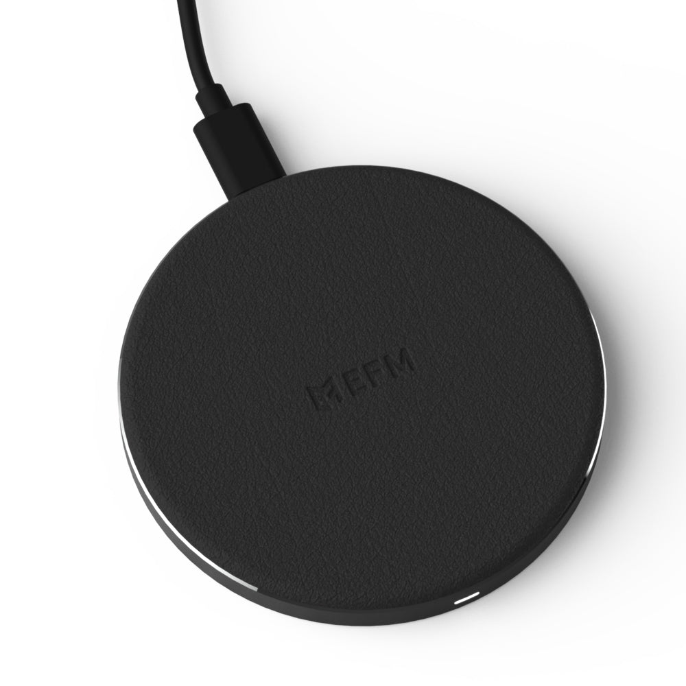 EFM 15W ELeather Wireless Charger Pad With 20W Wall Charger