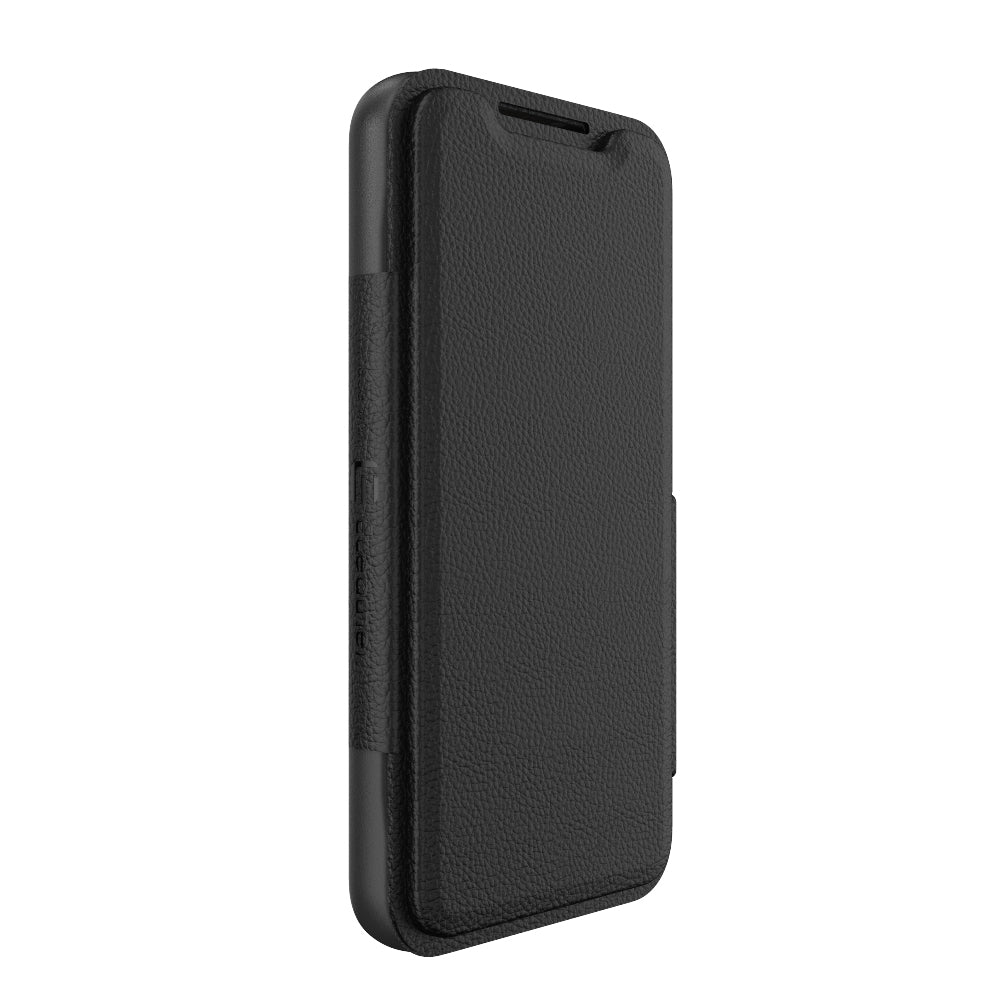 EFM Monaco Case Armour with ELeather and D3O 5G Signal Plus Technology For Samsung Galaxy S23 -  Black/Space Grey