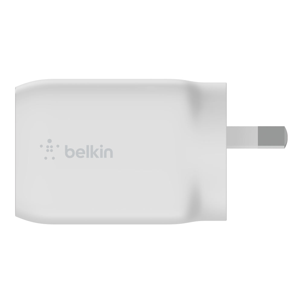 Belkin BOOST UP Dual USB-C Wall Charger GaN Technology 65W with PPS