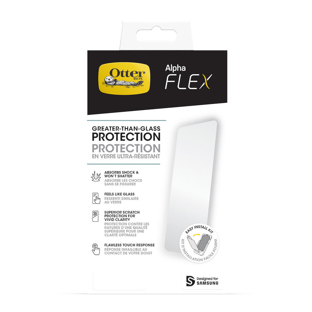 OtterBox Alpha Flex Antimicrobial Screen Protector For Samsung Galaxy S23