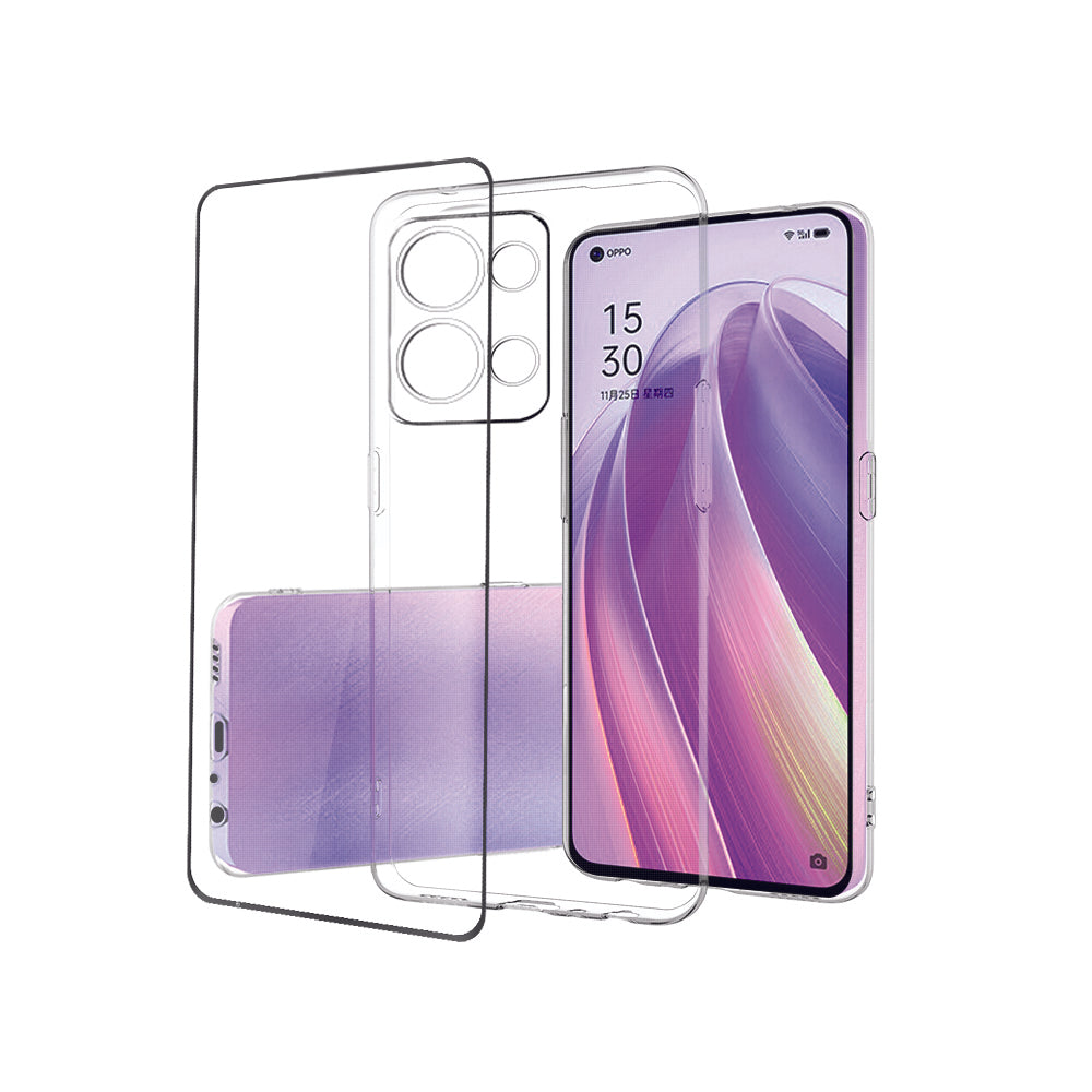 EFM Elements Bundle Pack - Case and Screen For Oppo Reno 8 Pro