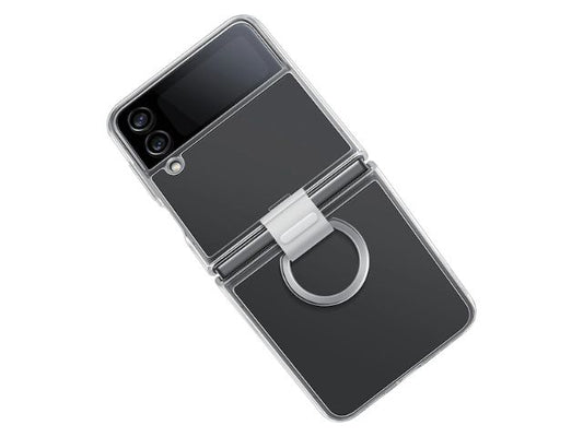 Samsung Flip 4 - Clear Cover w/Ring - Clear