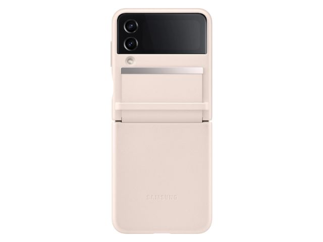 Samsung Flip 4 - Flap Leather Cover - Peach