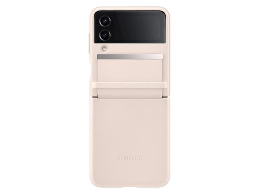 Samsung Flip 4 - Flap Leather Cover - Peach